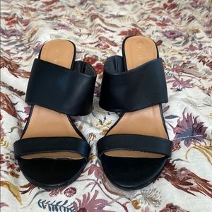 Black strappy sandals